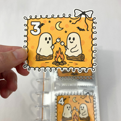 50 Envelope Savings Binder Campfire Design | A6 Disc Binder | Cash Budgeting | Money Binder