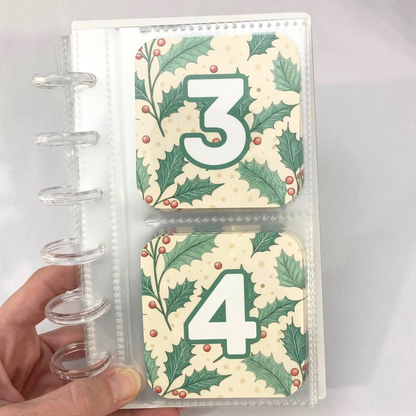 One Month Ahead Binder | Vintage Holly Design | Month Ahead Bills & Savings Binder | Physical Shipped Item | 1 Month