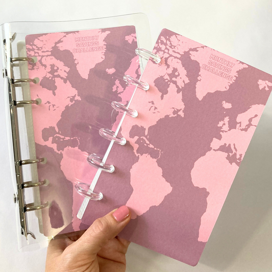 Navigate Design | Monthly Challenge Binder | Cash Budgeting | Money Binder | A6 Size | Disc or Ring Bound Binders