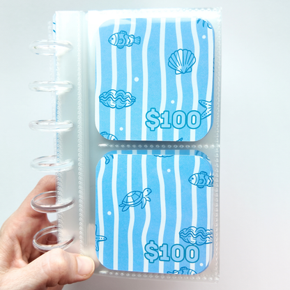 Summer Bundle | $500 Monthly Savings Challenge, $5,000 Summer Savings Challenge, Fun in the Sun Budgeting Game, Crossbody Purse | Limited Edition Summer Collection | A6 Budget Binder Set