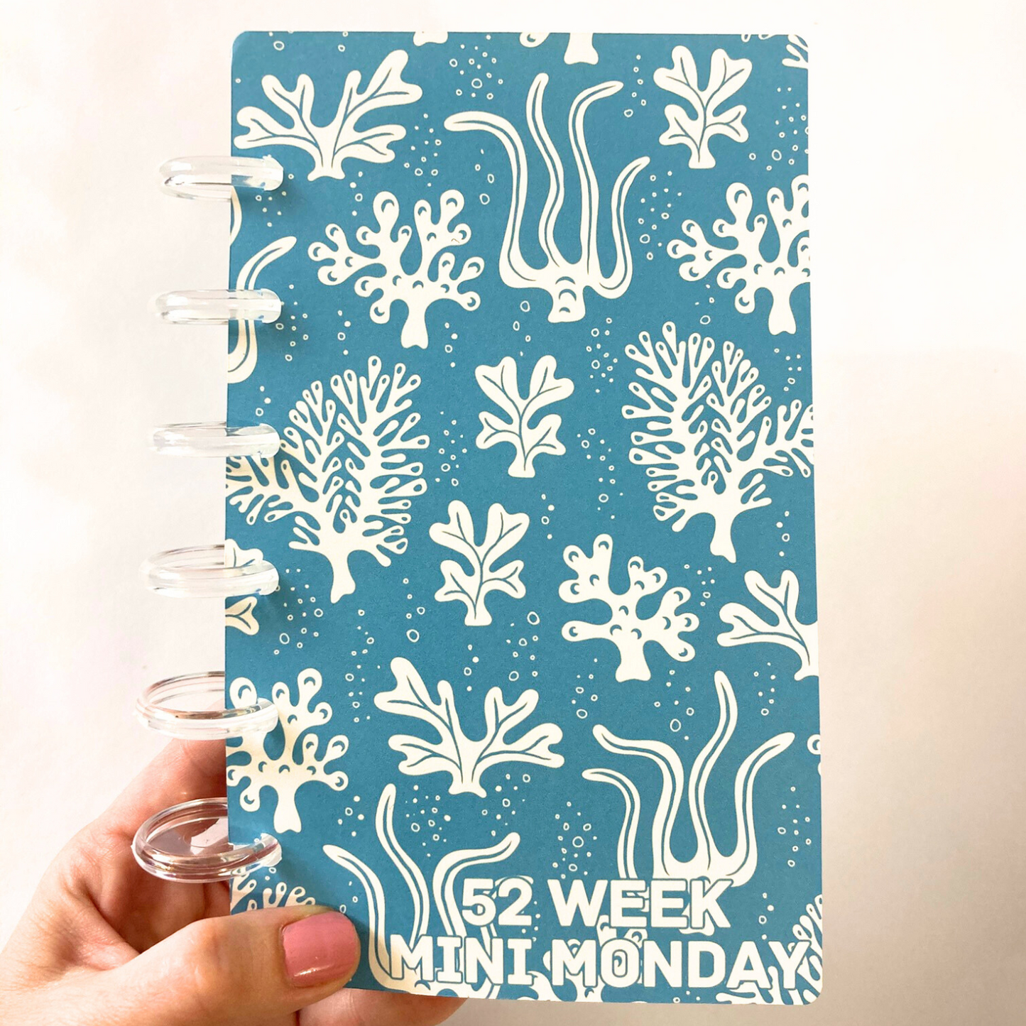 Mini Monday $250 Savings | Sea Flora Design | 52 Week Savings Challenge Binder | A6 Disc Binder | Cash Budgeting | Money Binder