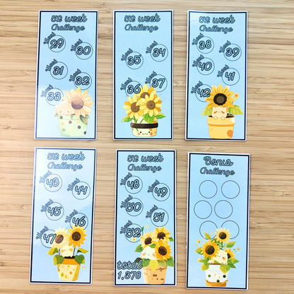Future Growth Fund with Binder & 52 Week Challenge | Upgraded May Bundle | Laminated Savings Challenges and Envelopes | Ring or Disc Bound
