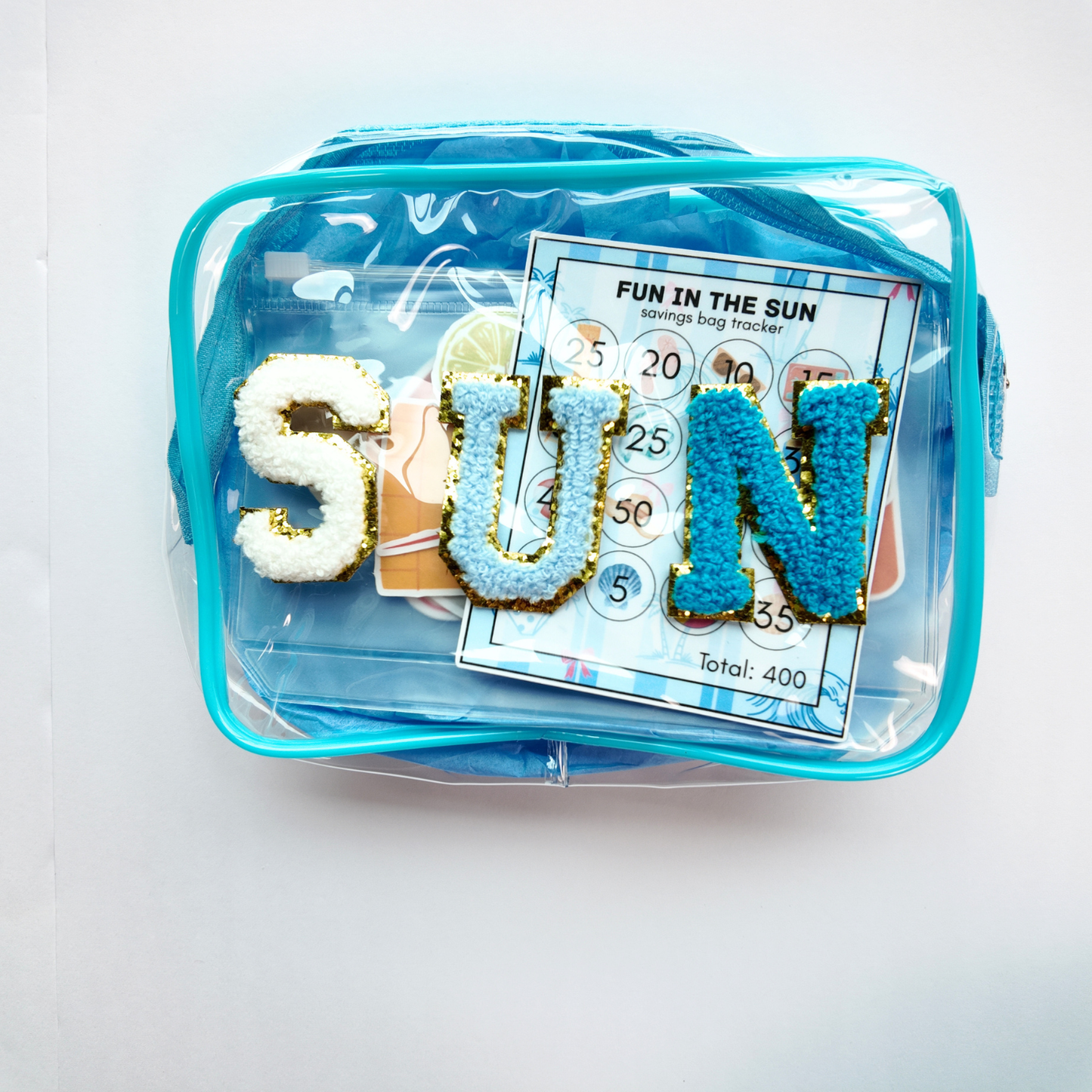 Fun in the Sun Budgeting Game | $400 Summer Savings Challenge | Beach Theme Cash Stuffing Challenge | Reusable Budget Game