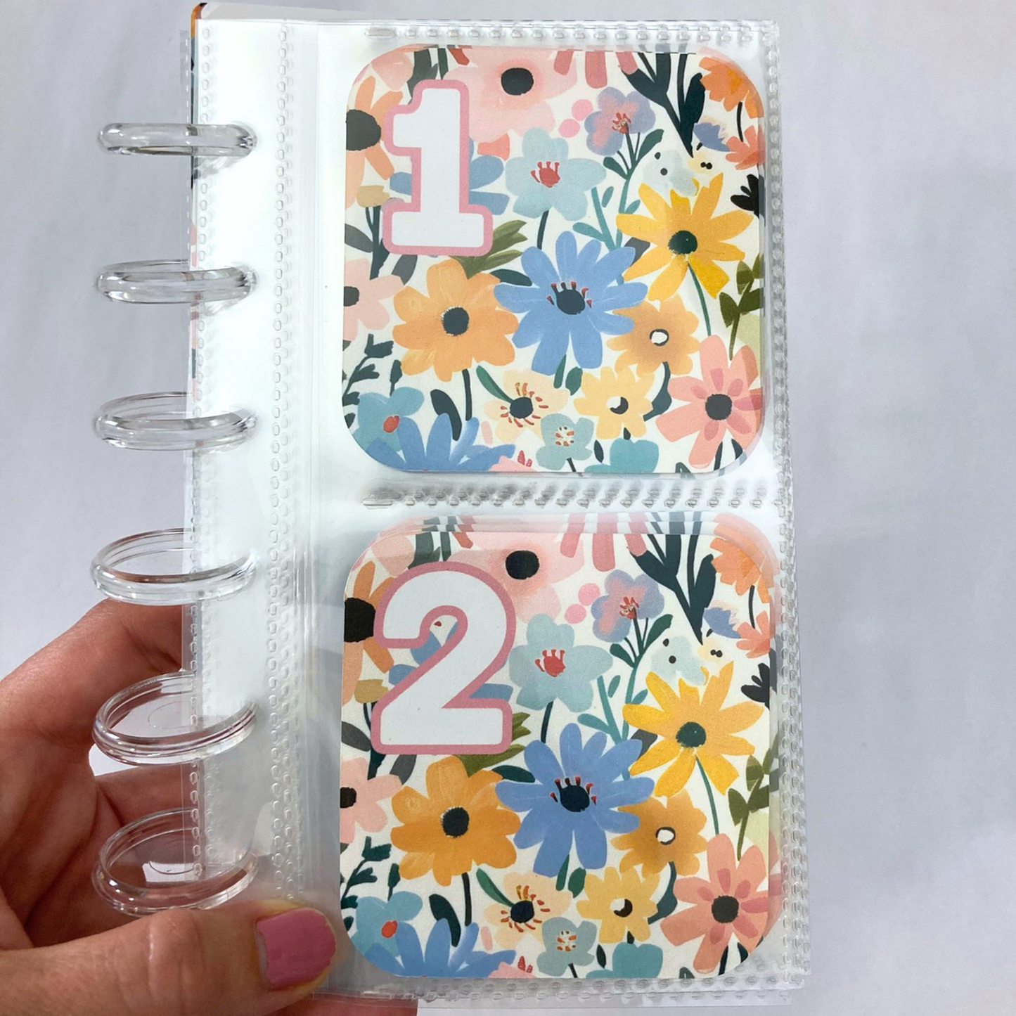 Sunny Bloom | 52 Week Savings Challenge Binder | A6 Disc Binder | Cash Budgeting | Money Binder