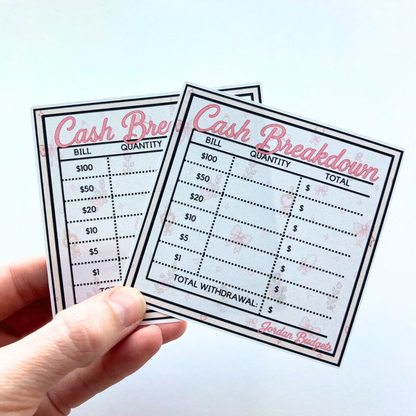 Books & Bows July Budget $20 Bundle | Savings Challenges & Cash Stuffing Supplies