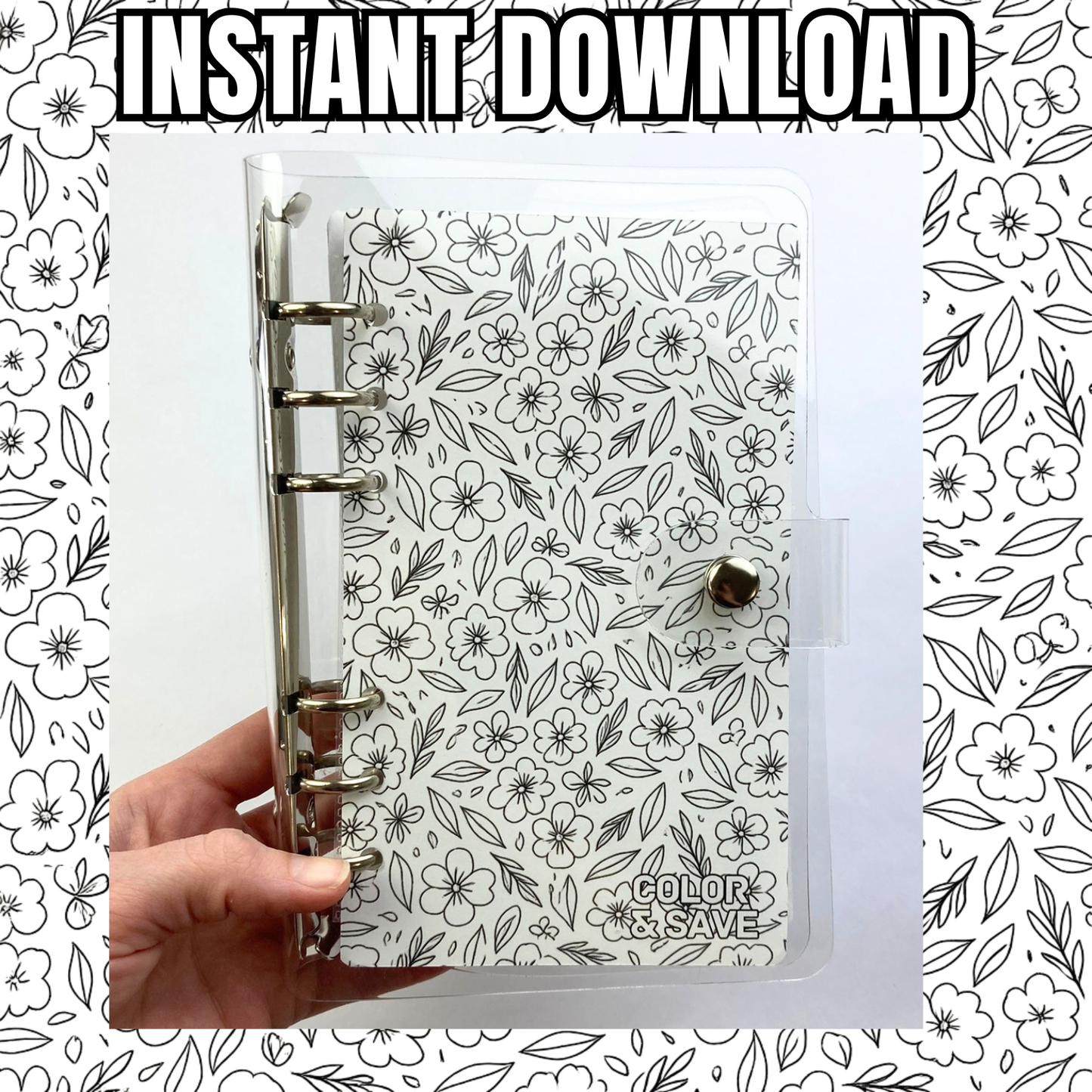 Be Happy Collection Bundle | PDF PNG .STUDIO3 Files | A6 Disc Binder | Cash Budgeting | Money Binder | Digital Download