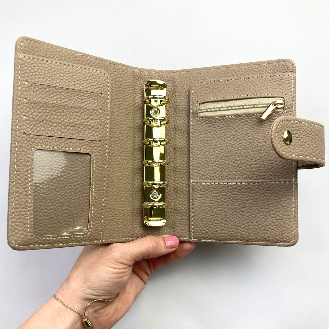 A7 Wallet with Double Pocket Sleeves | Cash Budgeting | Money Binder