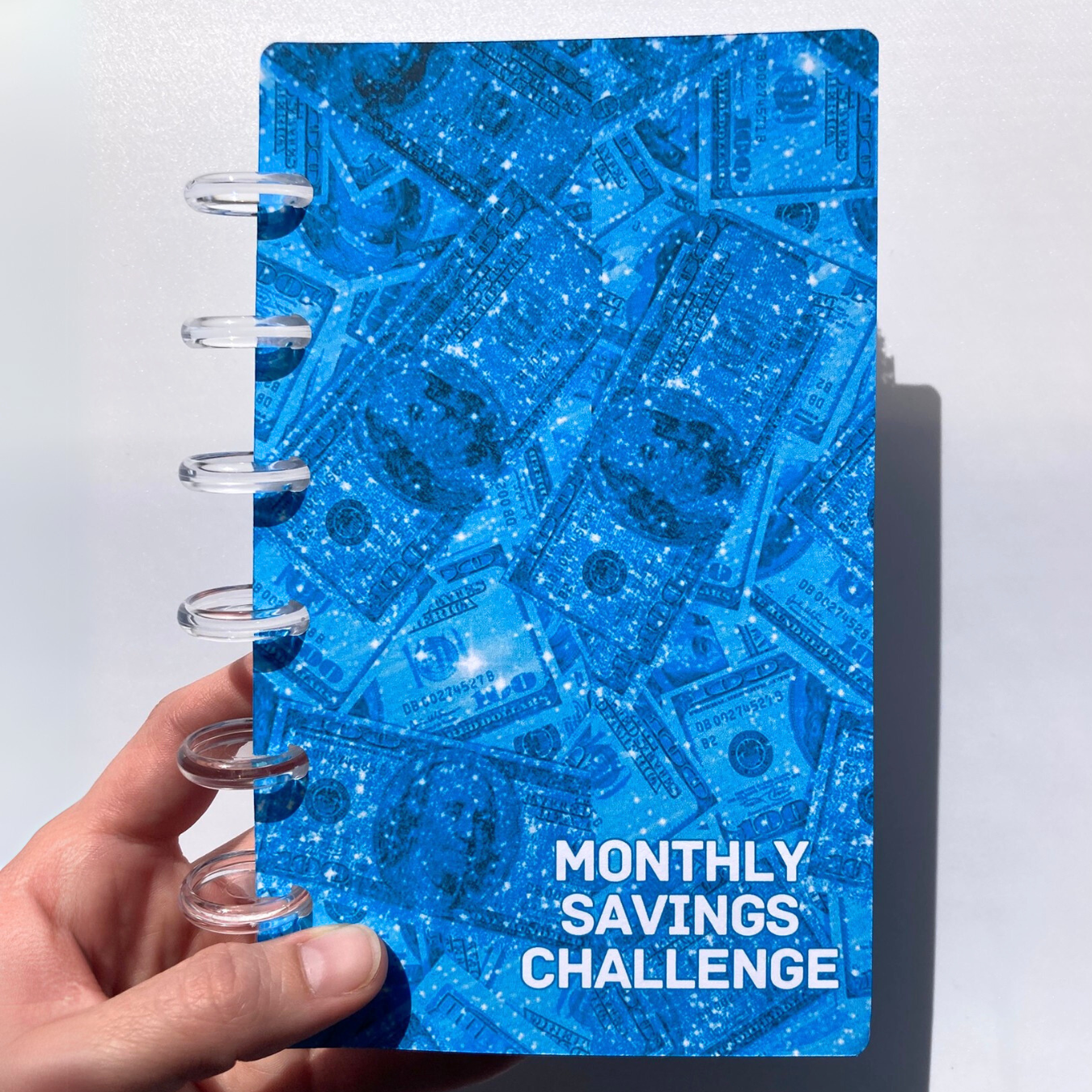 Bling Collection | Monthly Challenge Binder | Cash Budgeting | Money Binder | A6 Size | Disc or Ring Bound Binders