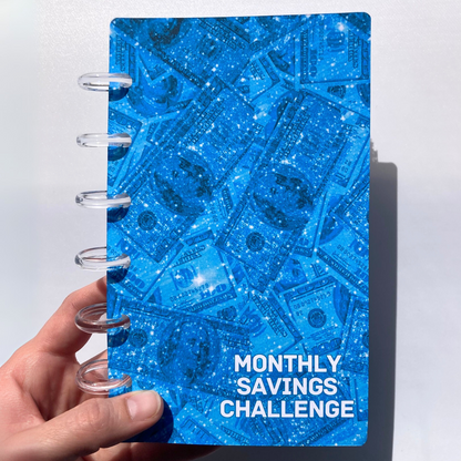 Bling Collection | Monthly Challenge Binder | Cash Budgeting | Money Binder | A6 Size | Disc or Ring Bound Binders