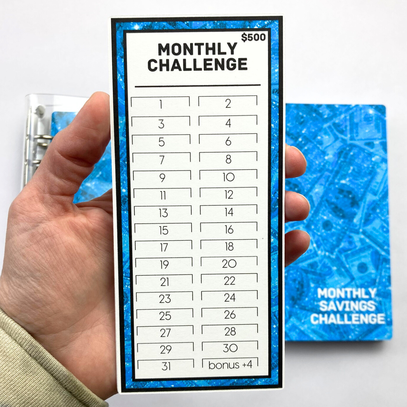 Bling Collection | Monthly Challenge Binder | Cash Budgeting | Money Binder | A6 Size | Disc or Ring Bound Binders