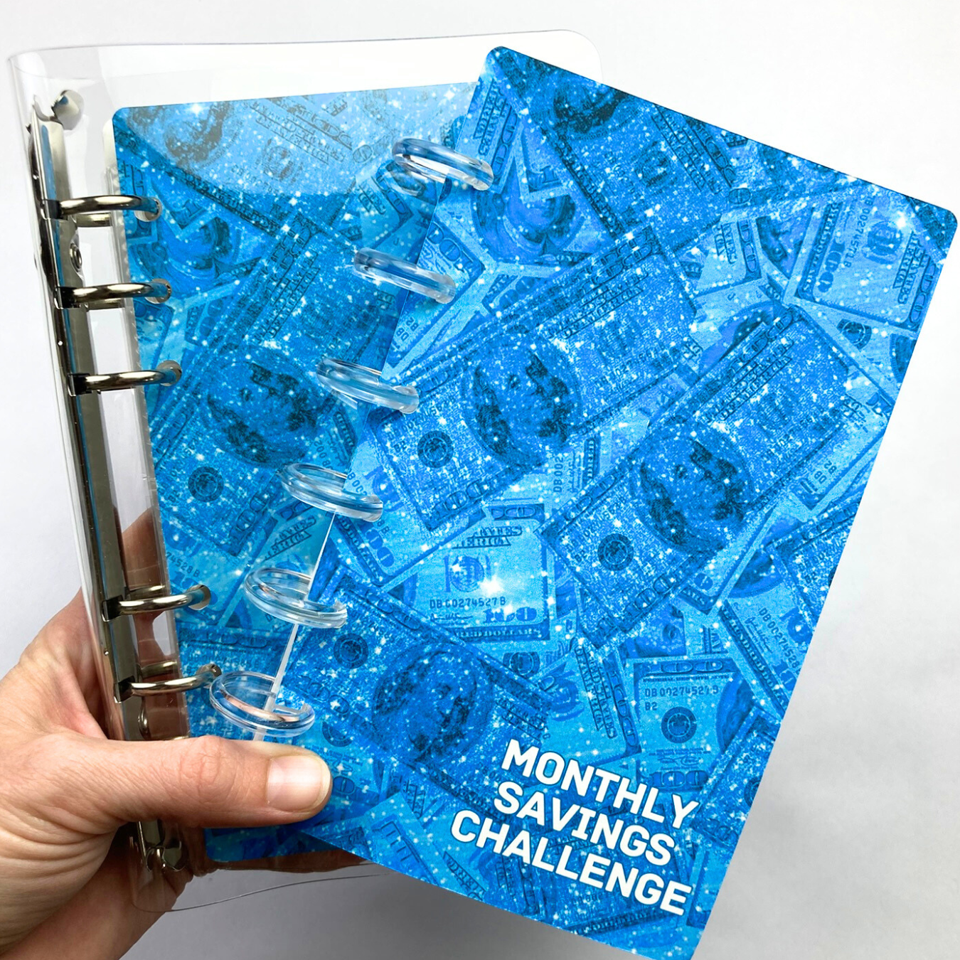 Bling Collection | Monthly Challenge Binder | Cash Budgeting | Money Binder | A6 Size | Disc or Ring Bound Binders
