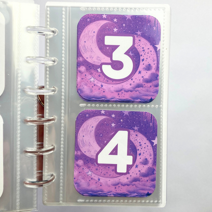 Celestial | April Design | Month Ahead Bills & Savings Binder | 2025 UPDATED DESIGN | Physical Shipped Item | 1 Month