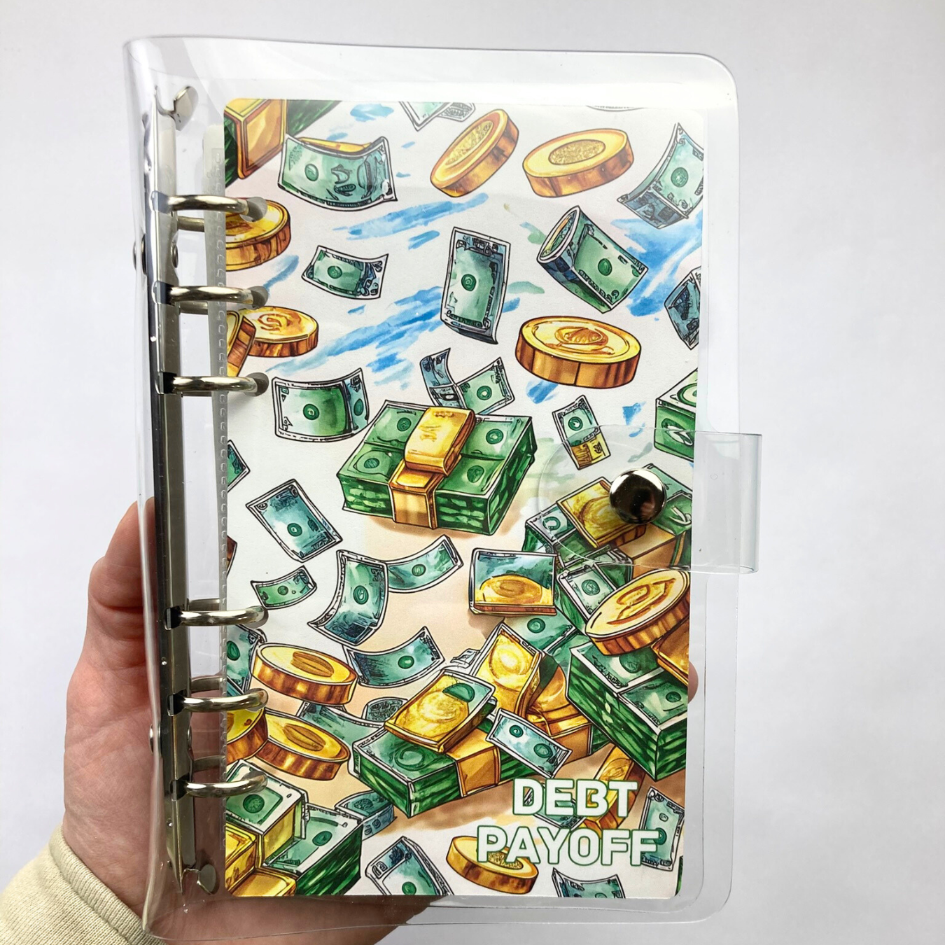 Debt Payoff | Monthly Challenge Binder | Cash Budgeting | Money Binder | A6 Size | Disc or Ring Bound Binders