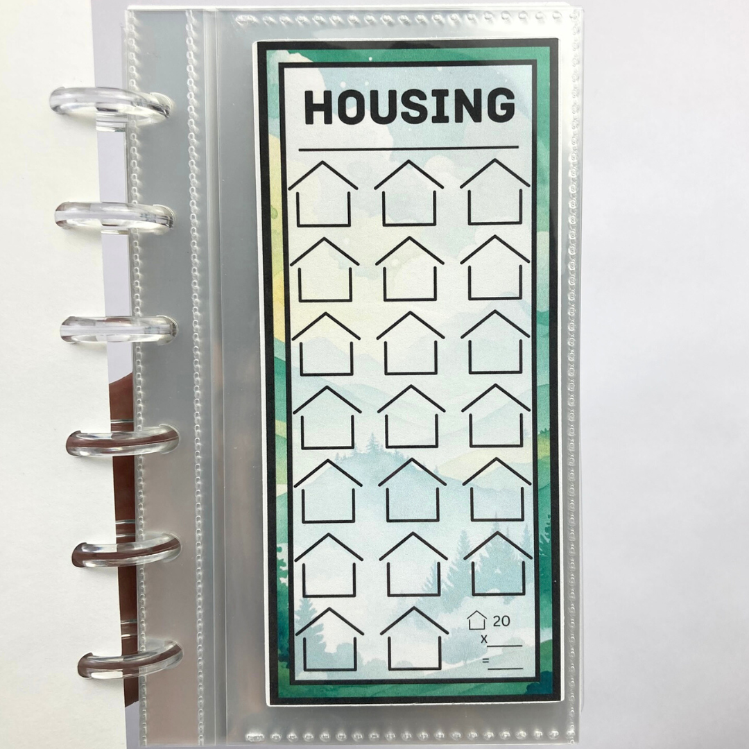 Nature | Month Ahead Bills & Savings Binder | 2025 UPDATED DESIGN | Physical Shipped Item | 1 Month