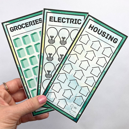 Nature | Month Ahead Bills & Savings Binder | 2025 UPDATED DESIGN | Physical Shipped Item | 1 Month