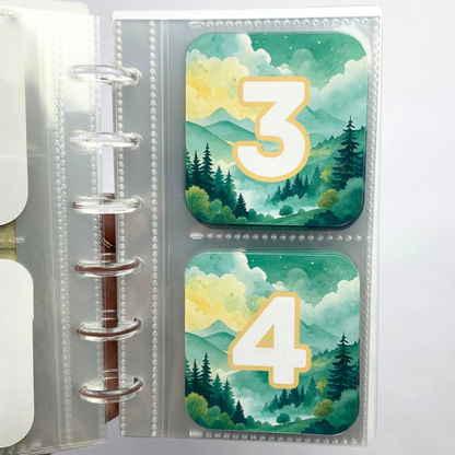 Nature | Month Ahead Bills & Savings Binder | 2025 UPDATED DESIGN | Physical Shipped Item | 1 Month