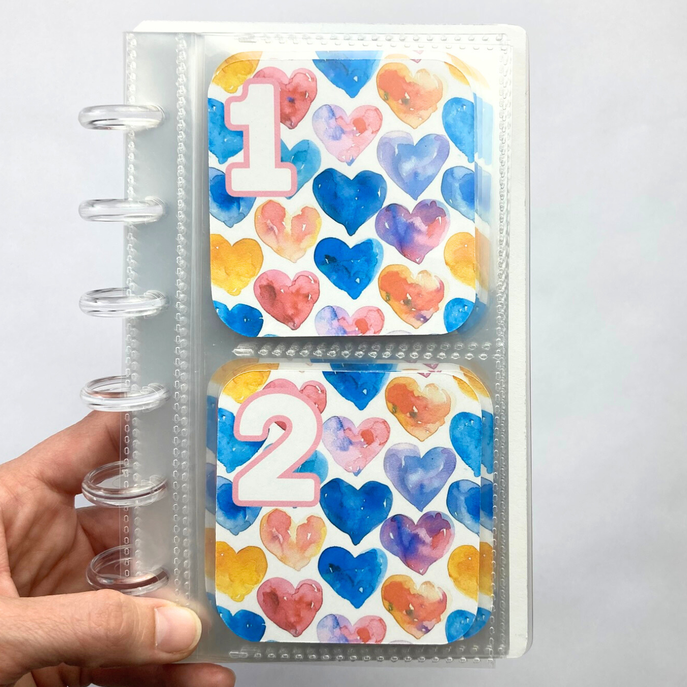 Hearts | Monthly Challenge Binder | Cash Budgeting | Money Binder | A6 Size | Disc or Ring Bound Binders