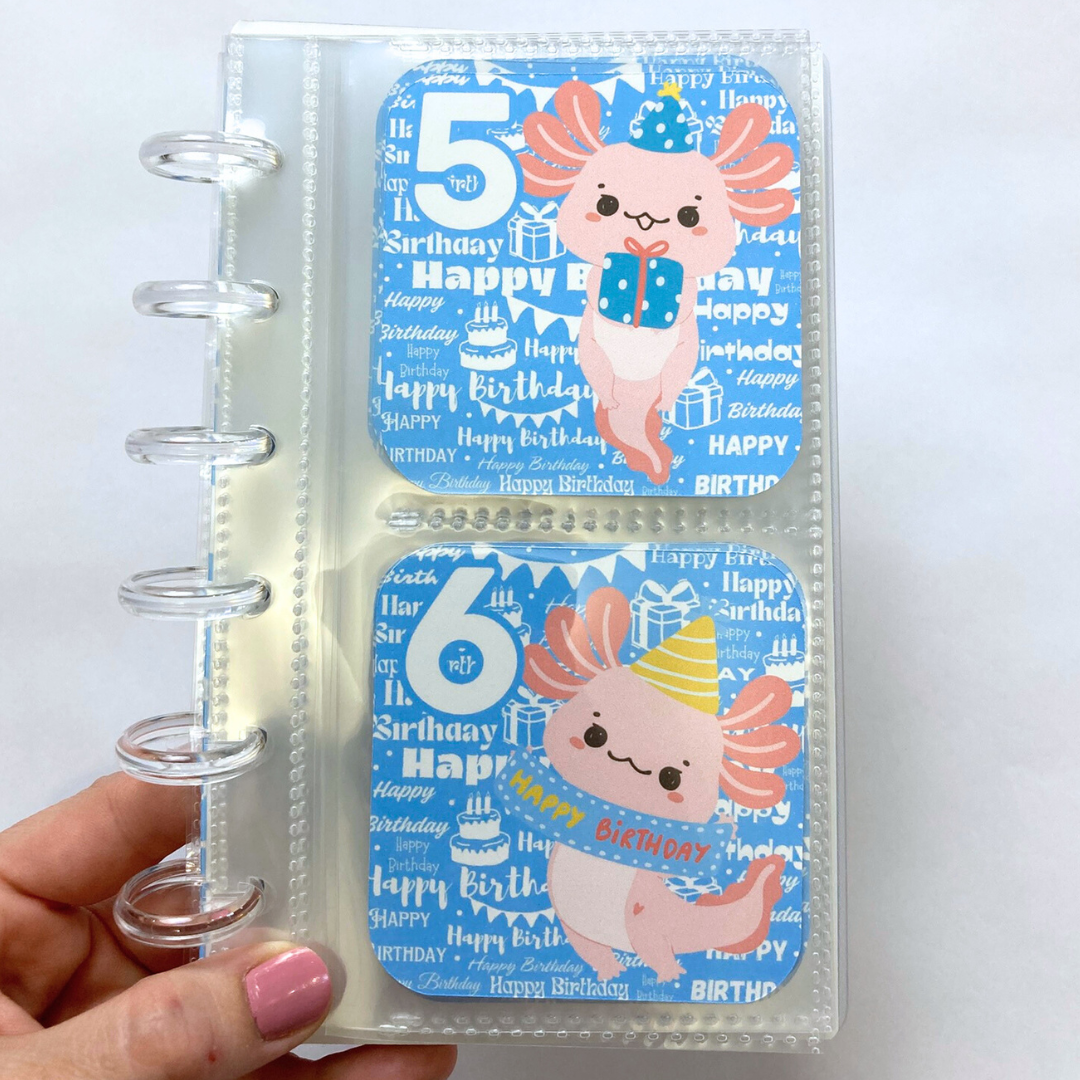 Happy Birthday | Monthly Challenge Binder | Cash Budgeting | Money Binder | A6 Size | Disc or Ring Bound Binders