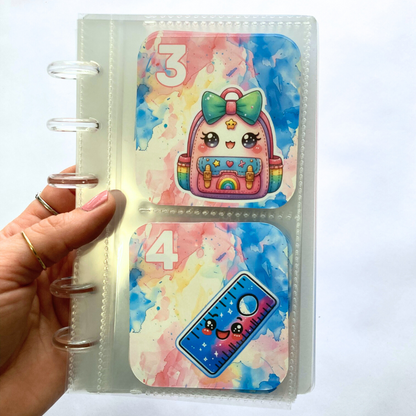 Back to School | Monthly Challenge Binder | Cash Budgeting | Money Binder | A6 Size | Disc or Ring Bound Binders