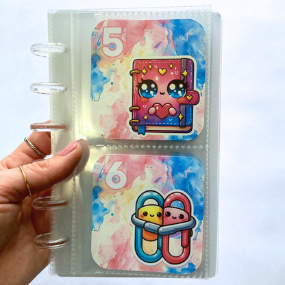 Back to School | Monthly Challenge Binder | Cash Budgeting | Money Binder | A6 Size | Disc or Ring Bound Binders