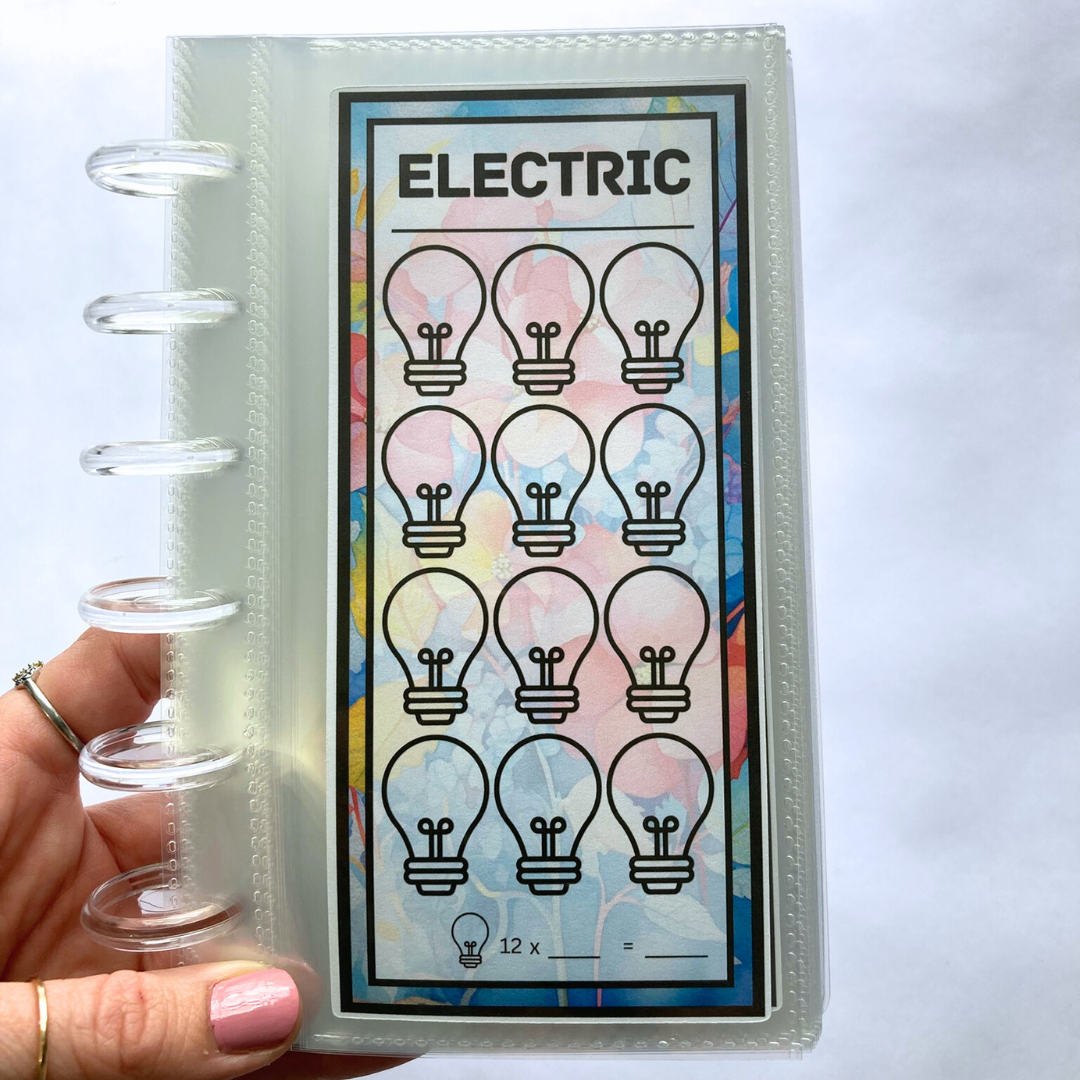 Spring Flowers | May Design | Month Ahead Bills & Savings Binder | 2025 UPDATED DESIGN | Physical Shipped Item | 1 Month