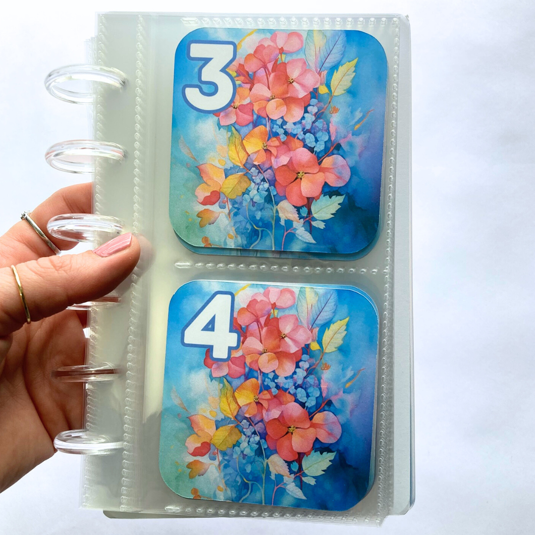 Spring Flowers | May Design | Month Ahead Bills & Savings Binder | 2025 UPDATED DESIGN | Physical Shipped Item | 1 Month