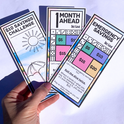Sand & Sun | June Design | Month Ahead Bills & Savings Binder | 2025 UPDATED DESIGN | Physical Shipped Item | 1 Month