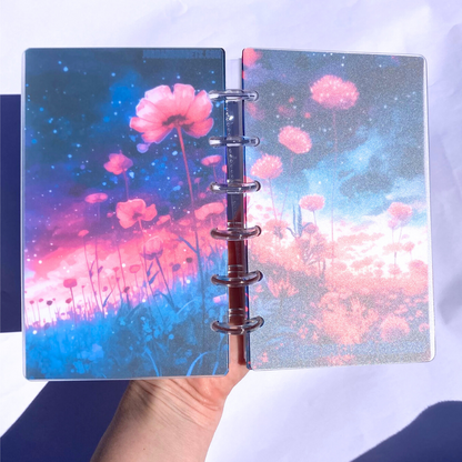 50 Envelope Savings Binder Moody Sky Design | A6 Disc Binder | Cash Budgeting | Money Binder