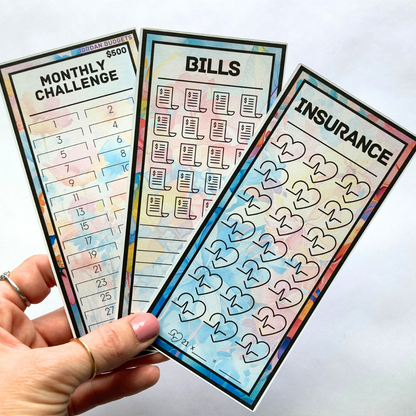 Spring Flowers | May Design | Month Ahead Bills & Savings Binder | 2025 UPDATED DESIGN | Physical Shipped Item | 1 Month