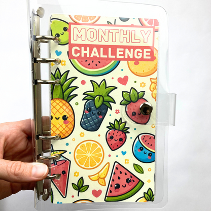 Summer | Monthly Challenge Binder | Cash Budgeting | Money Binder | A6 Size | Disc or Ring Bound Binders