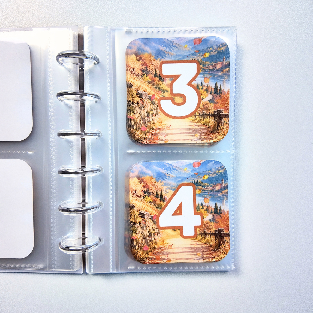 Autumn Escapes Design | One Month Ahead Bills & Savings Binder | Physical Shipped Item