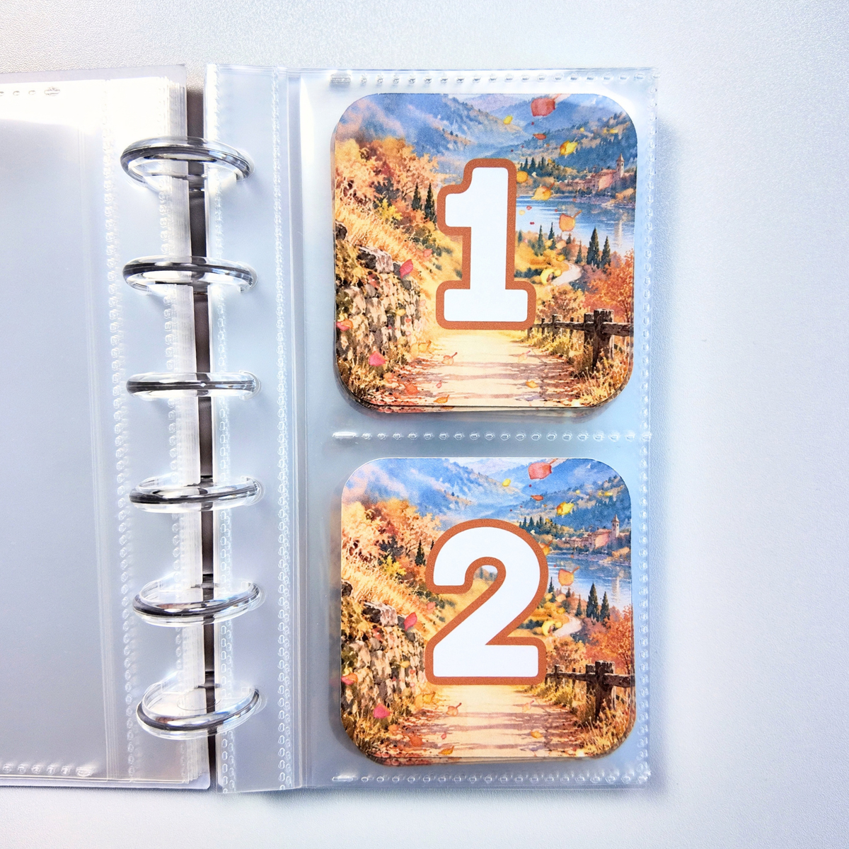 Autumn Escapes Design | One Month Ahead Bills & Savings Binder | Physical Shipped Item